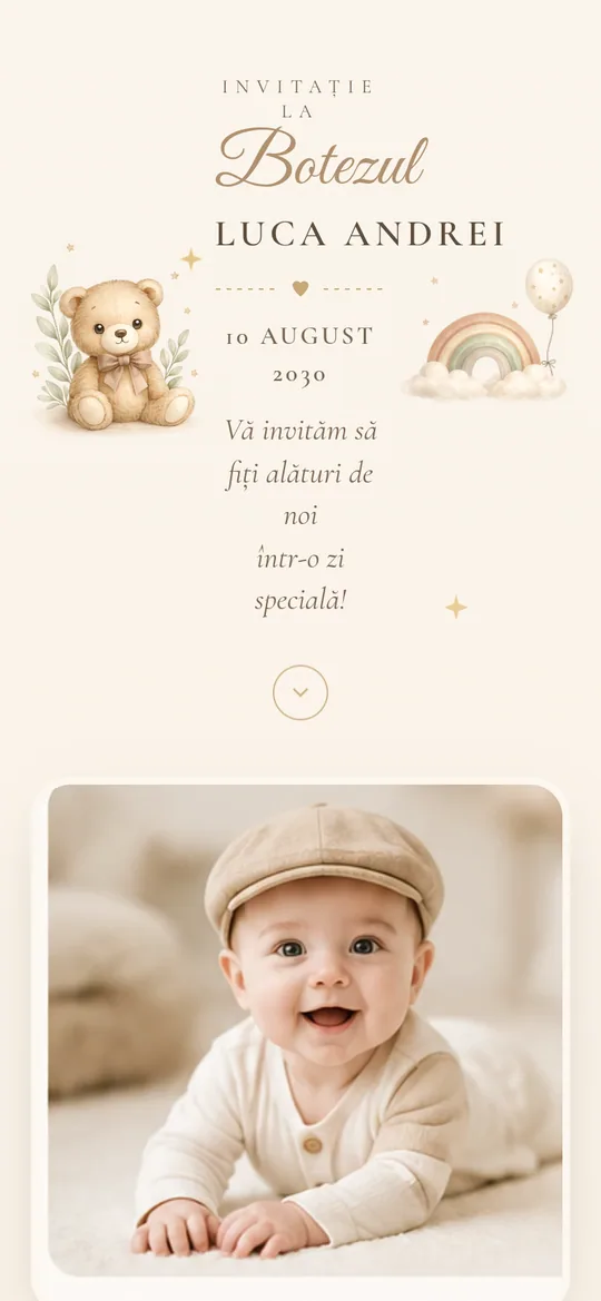 Invitație online Rainbow Dreams
