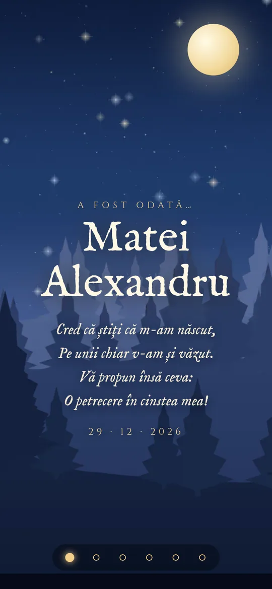 Invitație online Once Upon a Baby