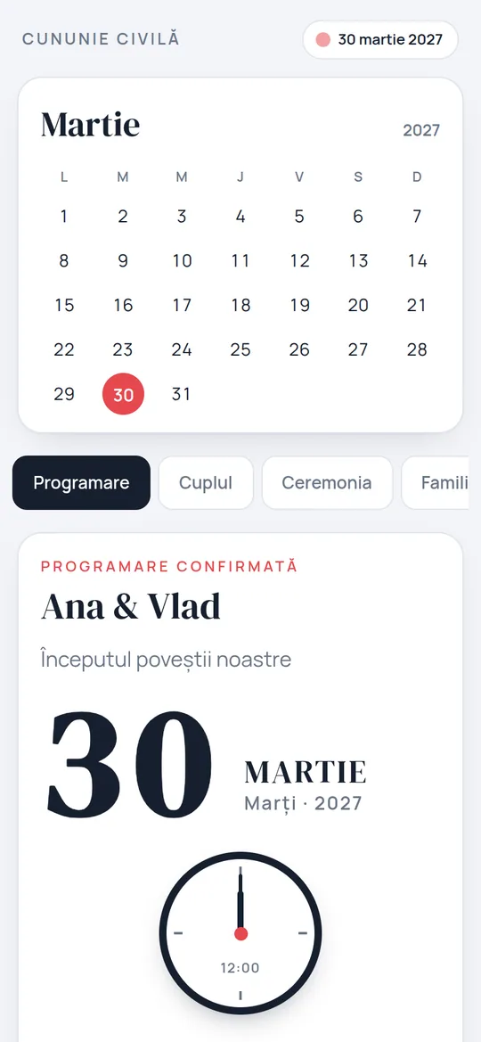 Invitație The Appointment