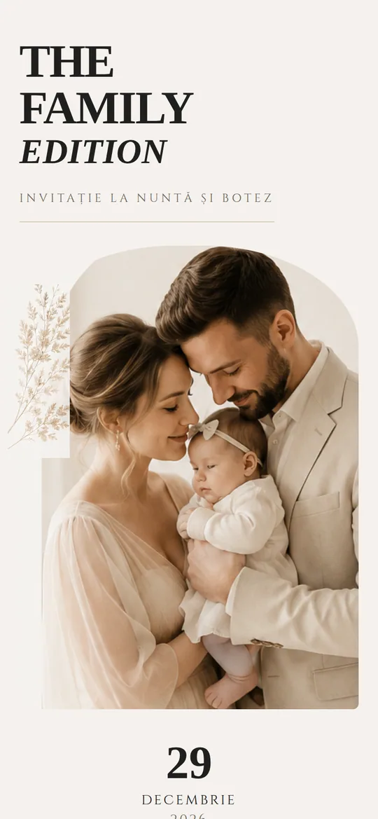 Invitație online The Family Edition