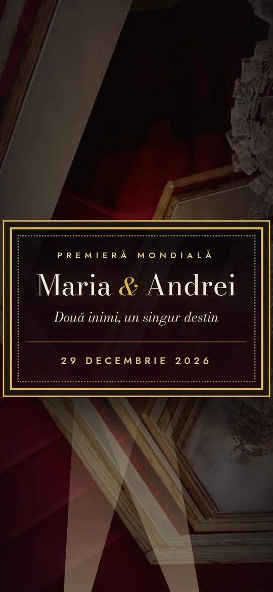 Invitație online Hollywood Premiere
