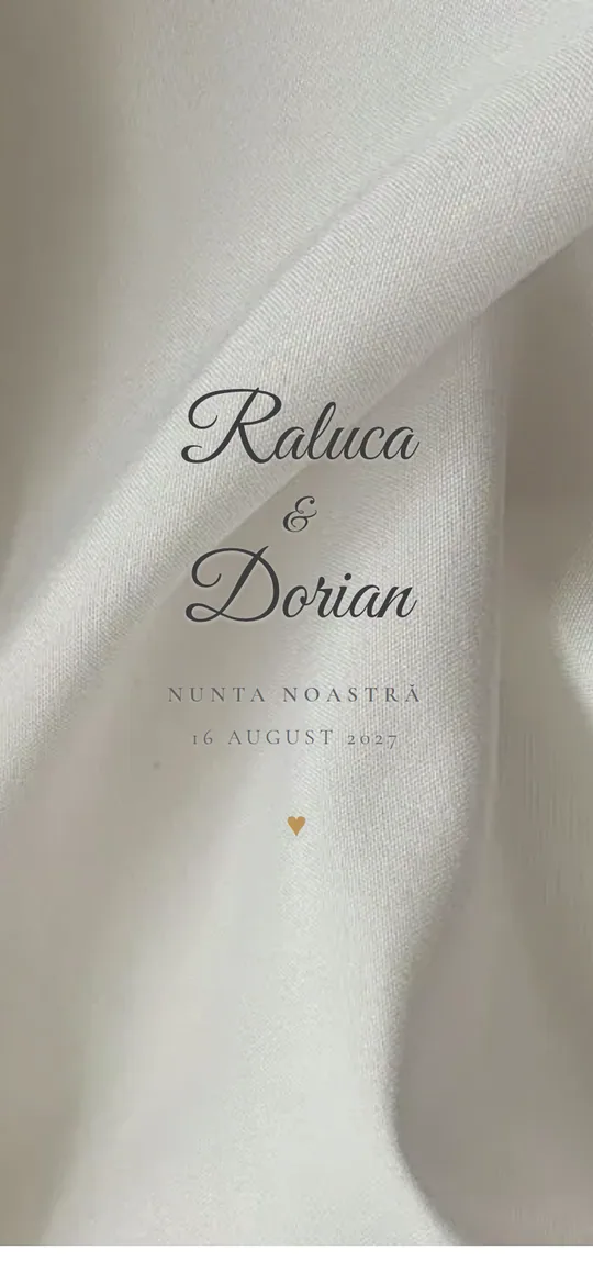 Invitație online Golden Silk