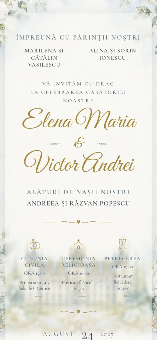 Invitație online Royal Château