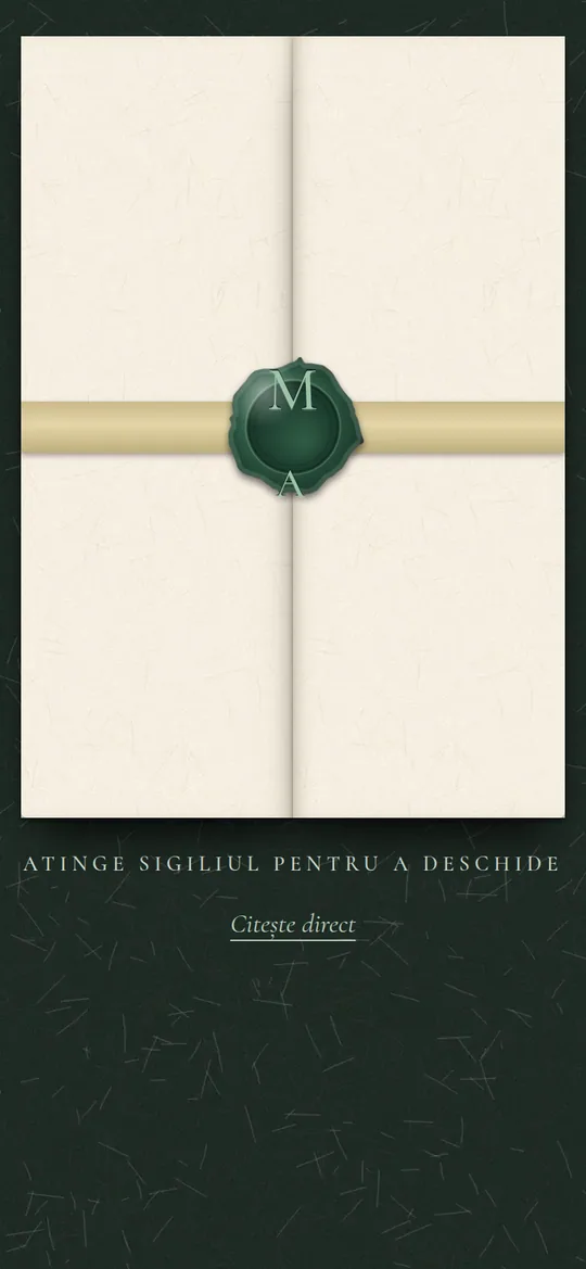Invitație online Wax Seal