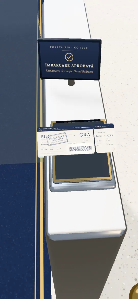 Preview invitație Boarding Pass
